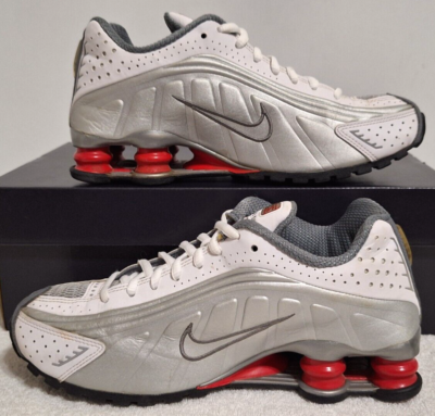 Nike Shox R4 Metallic Silver Comet Red (2018) Reflective BV1111