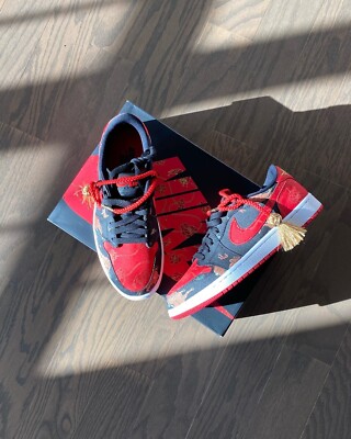 【新品】NIKE Air Jordan 1 Retro Low OG CNY Air Jordan 1 Retro Low OG GS CNY 'Year of the Snake' Kids Youth