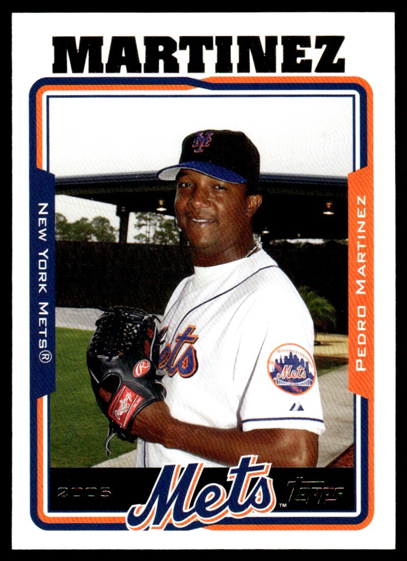 2005 Topps Baseball Pedro Martinez New York Mets #575 NM | eBay