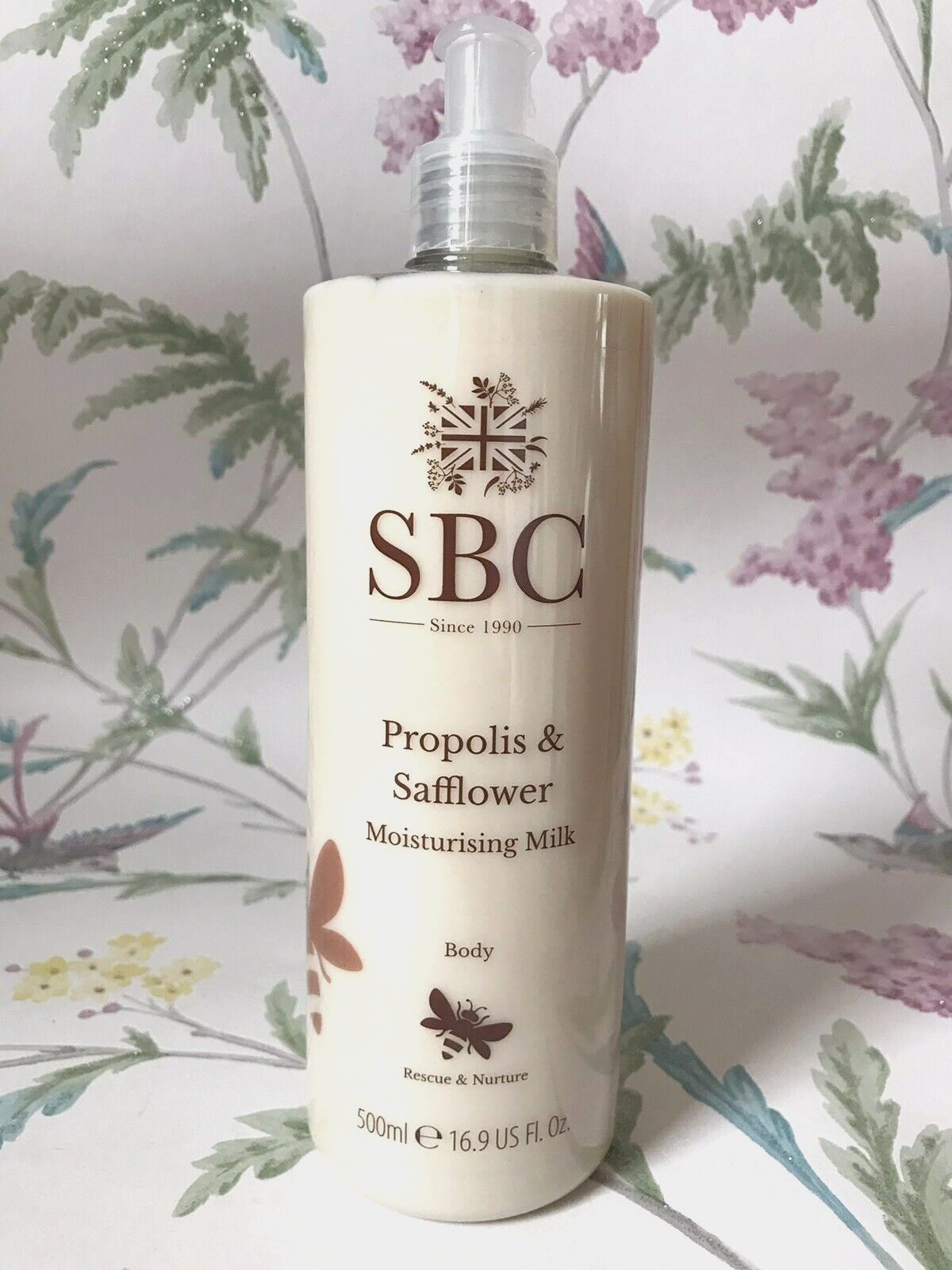 SBC Propolis And Safflower Moisturising Body Milk Cream Lotion Smoothing 500ml