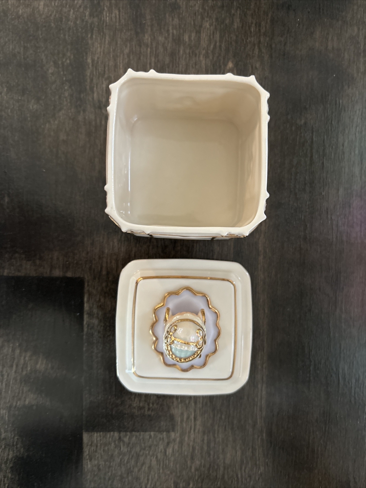 Lenox Sentiments Collection Baby Trinket Gift Box - Excellent Condition w/tag