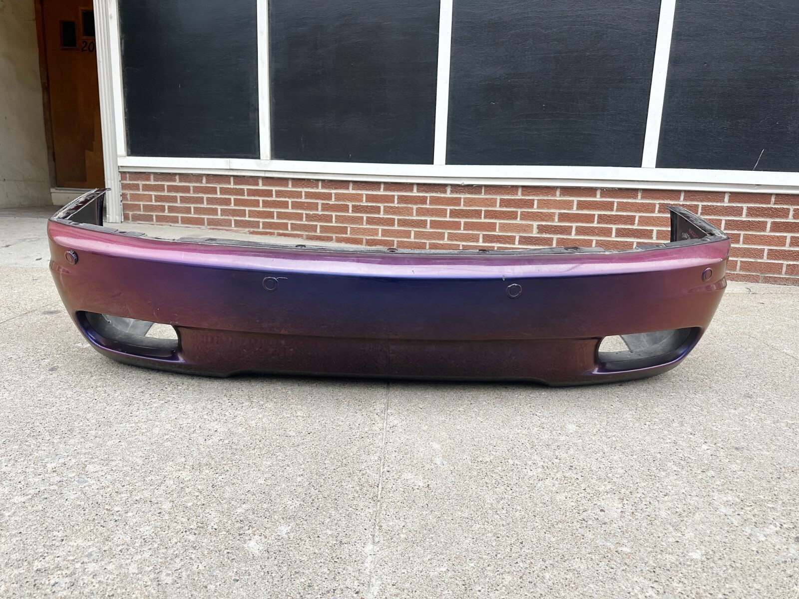 P40523 2003-2008 Maserati Quattroporte M139 Rear Bumper w/Parking Sensor WRAPPED