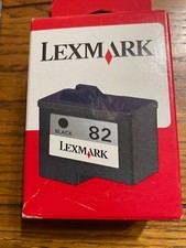 GENUINE Lexmark 82 Black Ink Cartridge - New  Sealed