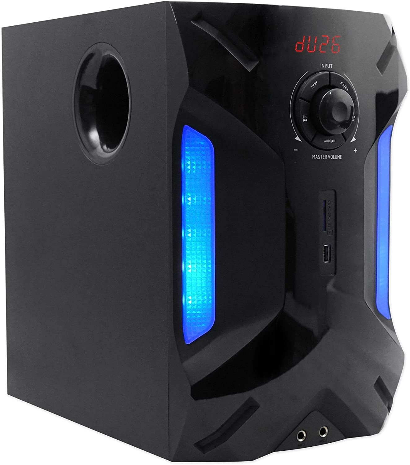 Rockville HTS56 1000W 5.1 Channel Home Theater System/Bluetooth/Usb+8