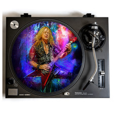 KK DOWNING Turntable Slipmat for Vinyl Records 12" DJ Slip Mat Judas Priest