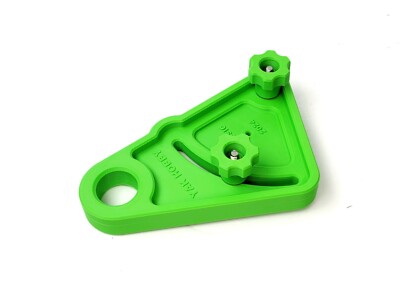 YAK Hobby 5'' Retractable Shallow Water Anchor Pole Mount - 1'' Pole - LIME GREEN