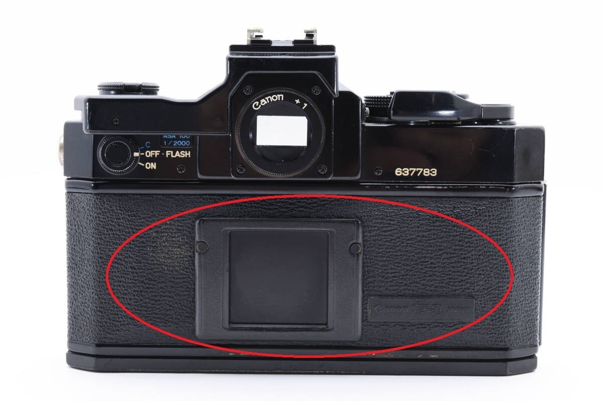 Canon F-1 F1 Camera Body Cut Leatherette Replacement