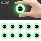 10x Luminous Car Door Silicone Pad Shock-Absorbing Gasket Mat Auto Accessories