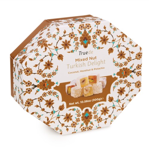 300g Mixed Nut / Rose Lemon / Mixed Flavour Turkish Delight Christmas Stocking - Picture 10 of 19