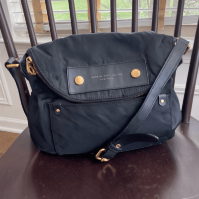 【MARC JACOBS】★ショルダーバッグ★ Preppy Messenger Bag Marc Jacobs Preppy Nylon Messenger Bag Black Gold $200 | eBay