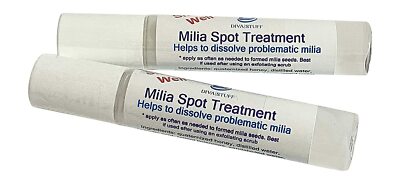 Diva Stuff, 2 Pack, Milia Spot Treatment With Olive Squalene, Lactic Acid and Mo