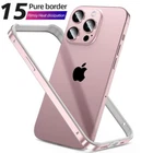 Frame Case For iPhone 15 Pro Max 14 13 12 11 XR Aluminum Metal Phone Slim Bumper