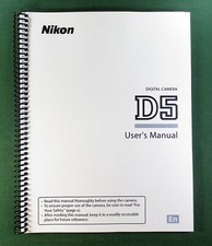 Nikon D5 User's Manual: 420 Pages  Protective Covers 