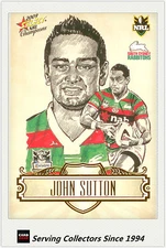 2009 Select NRL Champions Star Sketch Card SK26 John Sutton (Rabbitohs)