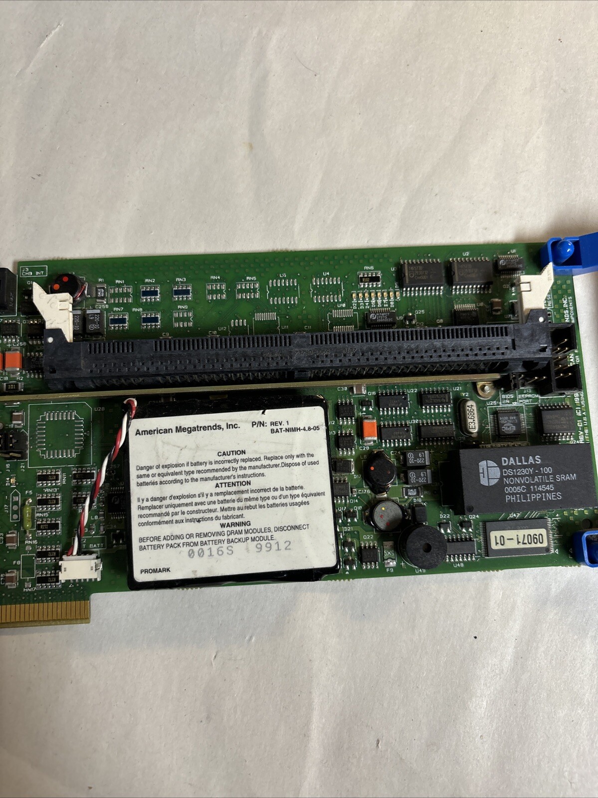 Dell 66JVW Perc 2 RAID Controller Card W/ BBU Module @MB194