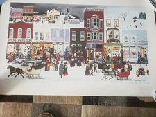 DENEILLE SPOHN MOES CHRISTMAS DREAMS. A NOSTALGIC SIGNED AND NUMBERED LARGE...