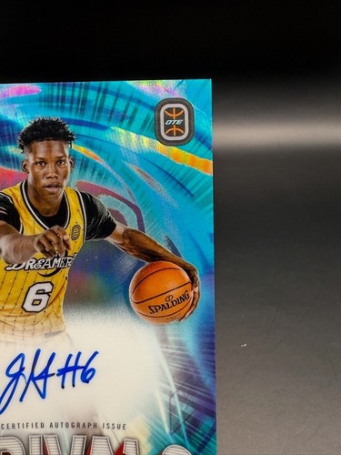 2022-23 Topps Finest OTE - Jazian Gortman /99 Arrivals Refractor Auto #FAA-JG - Picture 3 of 8