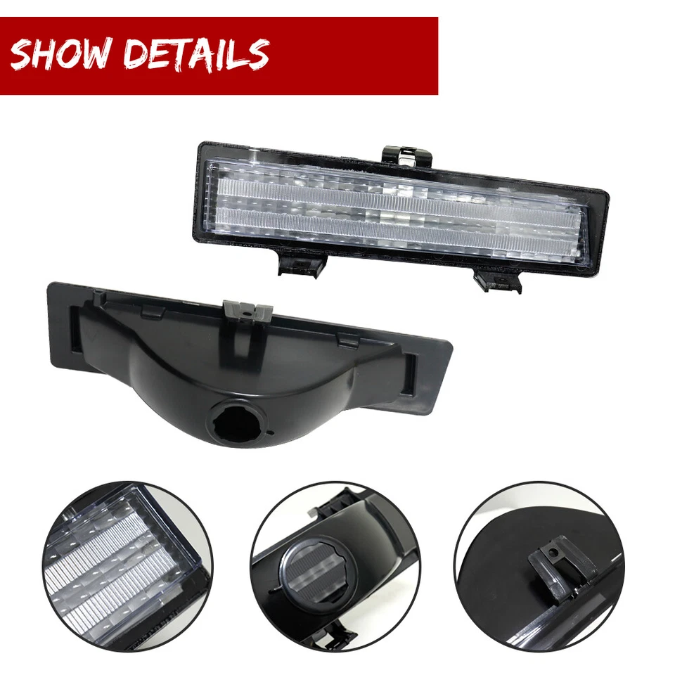 Conjunto de luz de señal de giro de parachoques delantero transparente para Chevy Monte Carlo SS 1981-1988 Foto 3 de 4