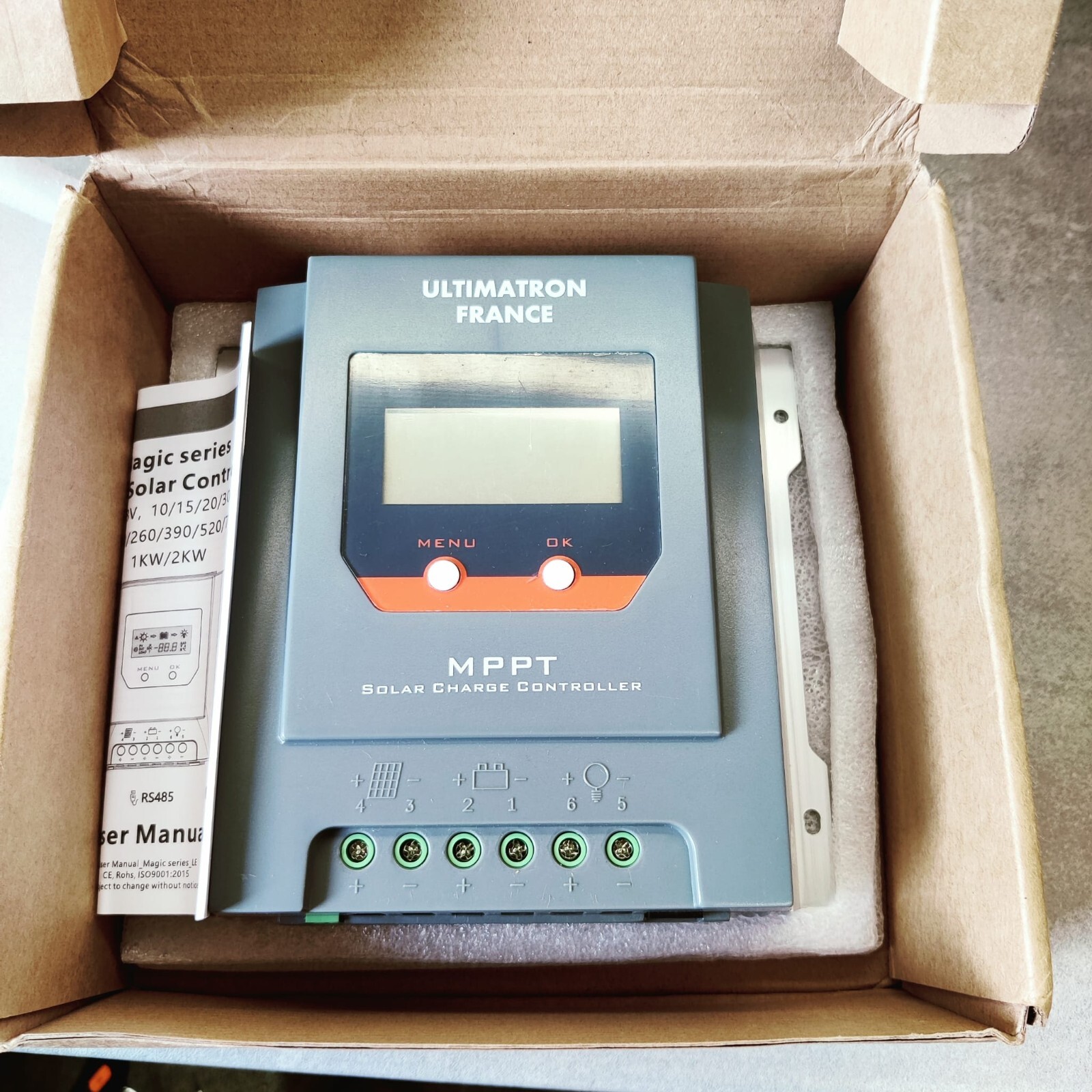 Régulateur MPPT Magic Series 40A contrôleur charge solaire photovoltaïque 12V