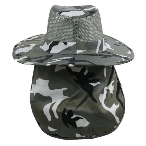 Bucket Hiking Fishing Safari Camping Outdoor Bonnie Neck Cover Top Mesh Unisex - Picture 24 of 36