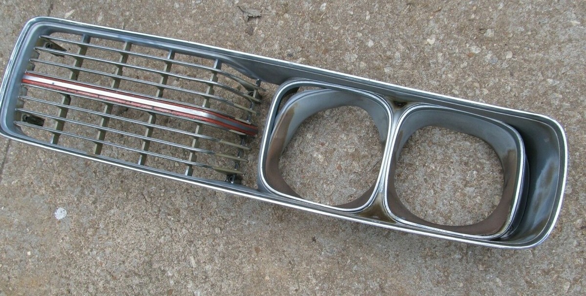 1973 1974 Dodge Charger SE Chrome Front Grille w/ bar Left Driver