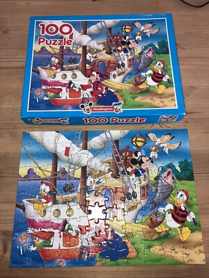Mickey Mouse und Freunde Puzzle - Waddingtons - Disney - Vintage