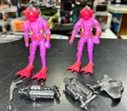 Vintage GI Joe 2 Figure LOT 1986 Hydro Viper X2 Near Complete Original Hasbro