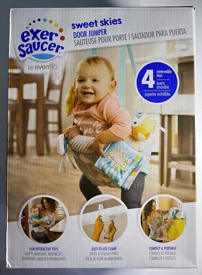 Evenflo Exer Soucoupe Sweet Skies Porte Jumper, Jouets Amovibles
