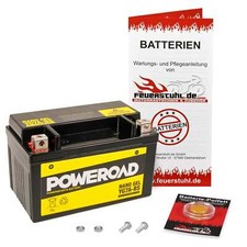 Batteria SYM Mio 100, 06-16 GEL pronta all'avvio + senza manutenzione incl. deposito