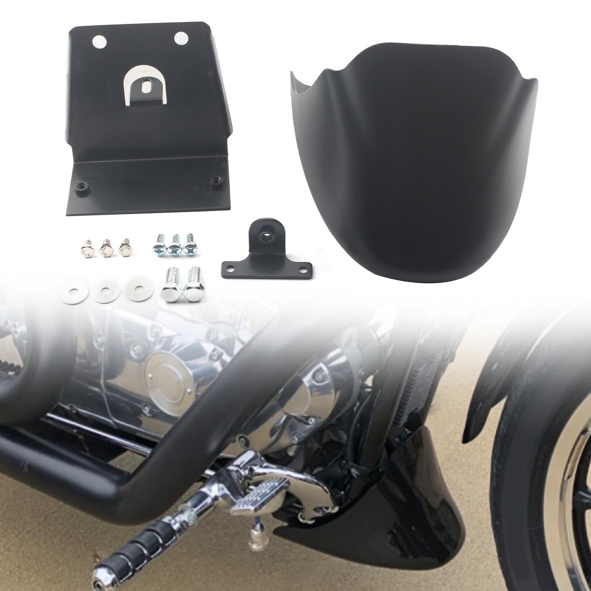 For 04-20 Harley Davidson Sportster 883 1200 Front Chin Spoiler 