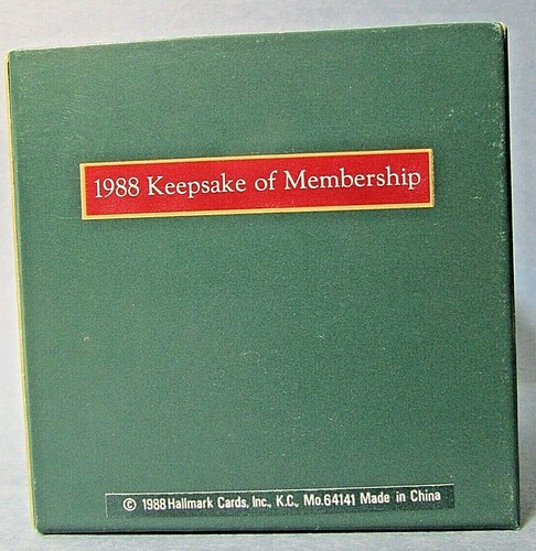 Hallmark Ornament 1988 LA NOSTRA CLUBHOUSE - Foto 8 di 10