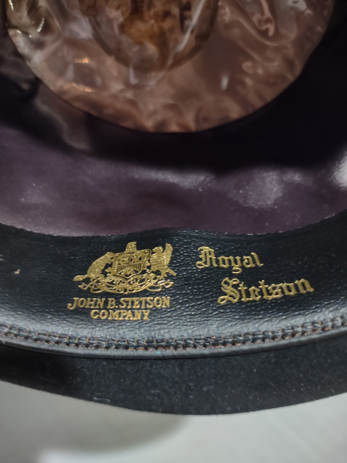 Fedora John D Stetson Royal Fur Felt Fedora Hat 7… - image 6