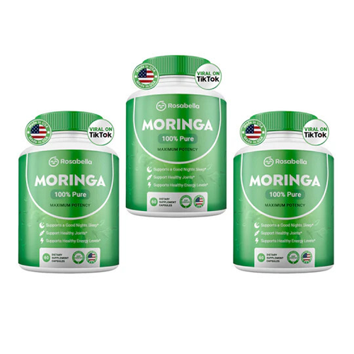 Rosabella Moringa Leaf Powder Capsules - 800mg of Pure Nutrient 60 Count 40% OFF - Picture 10 of 10
