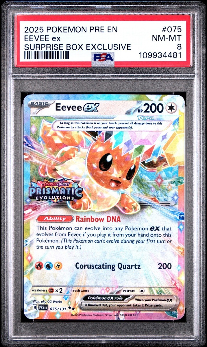 2025 POKEMON PRE EN-PRISMATIC EVOLUTIONS SURPRISE BOX EXCLUSIVE