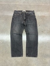 Levi's 559 Relaxed Straight Jeans Size 38x32 Dark Wash Denim