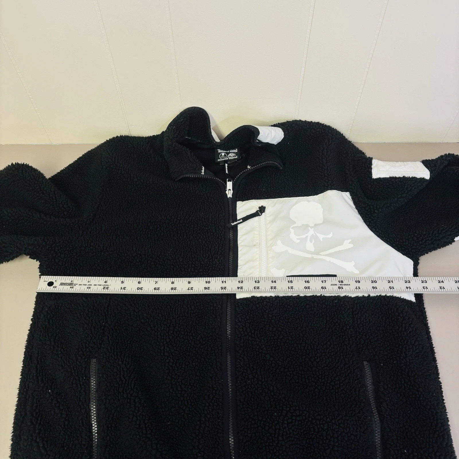 Timberland X Mastermind World Color Block Pocket Fleece Lined Logo Jacket Large - product detail image 7