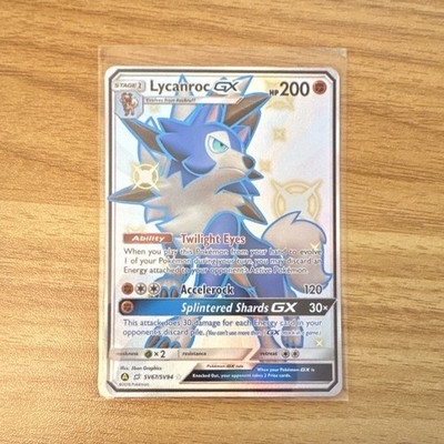 The Pokémon Company Lycanroc GX SV67/SV94 Hidden Fates Shiny Holo Holo Eng 200HP