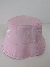 Adidas Bucket Hat Pink - Trefoil Logo - Cotton Summer Cap - OSFM Unisex