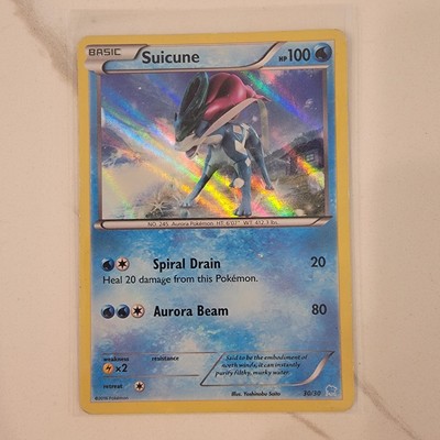 Suicune 30/30 - Holo XY Promo Pikachu Libre Trainer Kit Pokemon TCG Set Card MP
