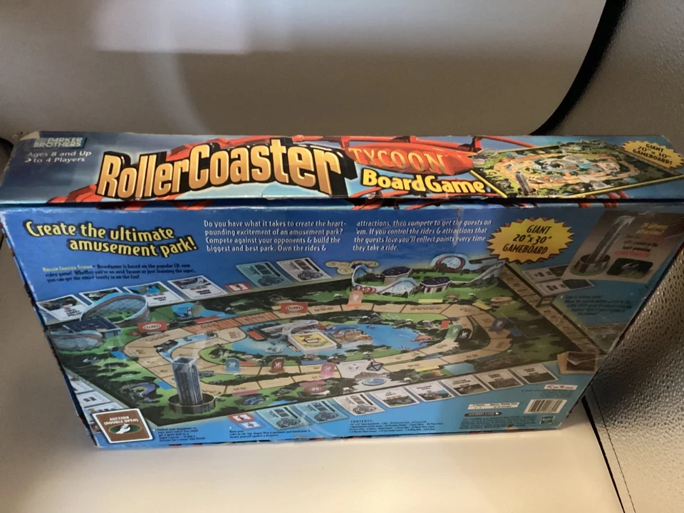 ROLLER COASTER TYCOON Board Game  - Parker Brothers **Missing Pieces** - Image 3 of 4