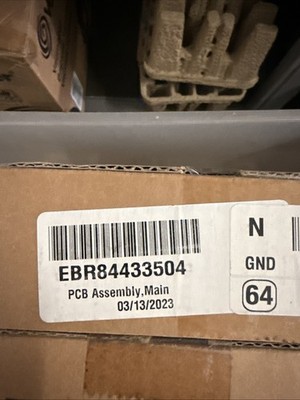 LG OEM EBR84433504 refrigerator Main Control Board