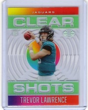 2021 Panini Illusions #CS-16 Trevor Lawrence RC Emerald Clear Shots