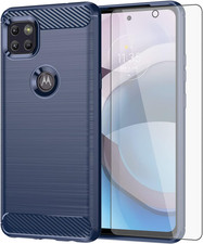 Phone Case for Moto One 5G Ace/Motorola G G5 2021 with Screen Protector Cover an