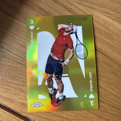 Andy Murray Aces Ace Gold Refractor - Topps Chrome Tennis 2025 /50