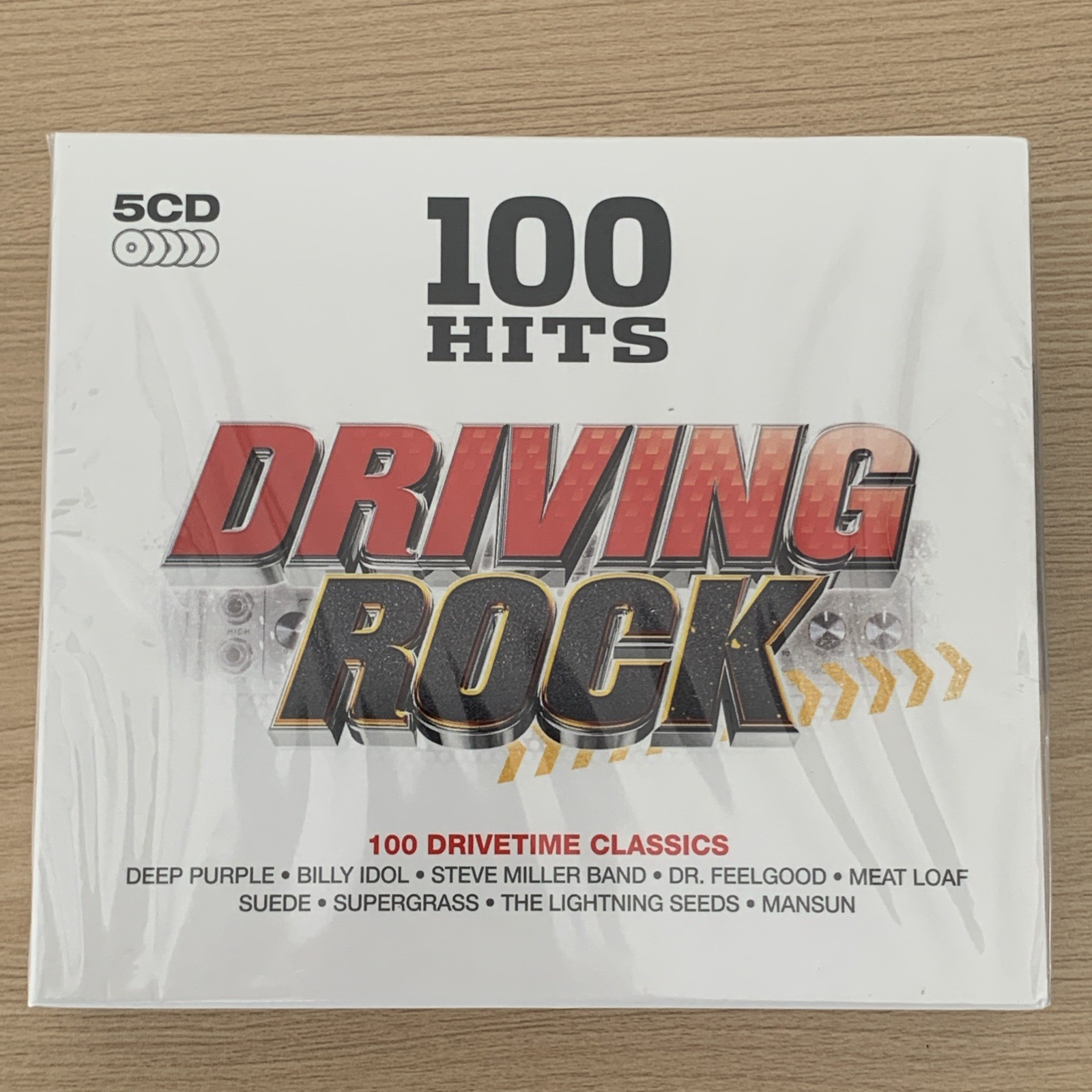 100 Hits Driving Rock - Various Artists - 5 CD Album Drivetime - New & Sealed
