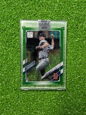 2021 Topps Clearly Authentic Autographs Green #CAACM Casey Mize Auto 14/99 RC