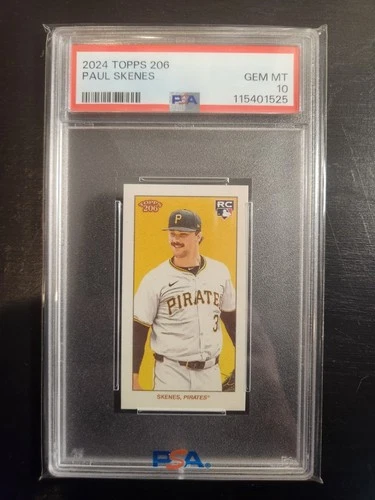 2024 Topps 206 Paul Skenes RC PSA 10 GEM MINT Rookie Pittsburgh Pirates
