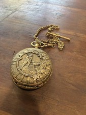 Vintage Hunting ARNEX Pocket Watch Incabloc 17 Jewels Swiss, Gorgeous