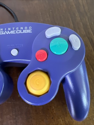 Official OEM Genuine Nintendo GameCube Controller Indigo Blue - DOL-003 Tested - Picture 6 of 11