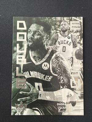 Damian Lillard 2024-25 Panini Court Kings Double Exposure Bucks #5